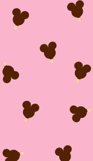 Mickey agtergrond — Huawei Pura X View Muurpapier