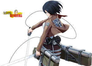 Mikasa Ackerman Render Deur Bechienot-d6doimp - Attack On Titan Render, HD Png Laai Af