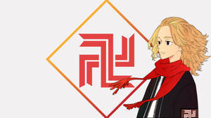 Mikey Tokyo Revengers-embleem — Tokyo revengers Muurpapier