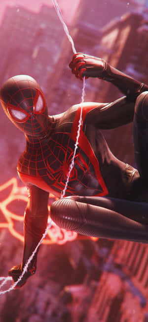 Miles Morales iPhone — Redmi Note 17 Pro Max Muurpapier