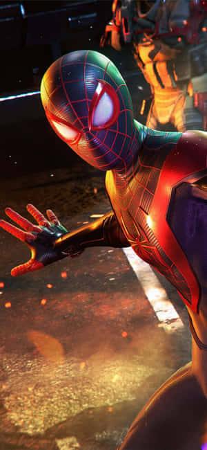 Miles Morales iPhone — Redmi Note 15 Muurpapier