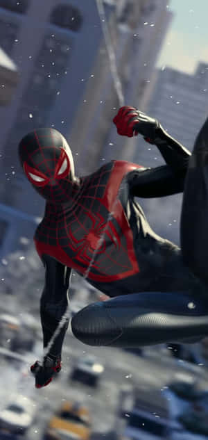 Miles Morales iPhone — Redmi Note Muurpapier