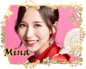 Mina van Twice in Floral Raam