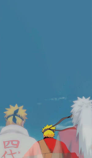 Minato Jiraiya Naruto Estetika — Naruto esteties Muurpapier