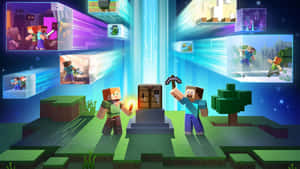 720p Minecraft-agtergrond — Minecraft Muurpapier