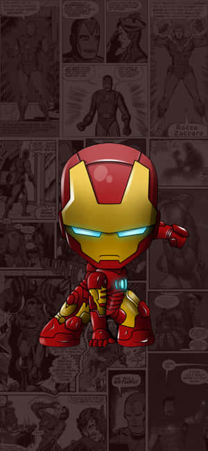 Iron Man iPhone X — Pixel 9 Pro Muurpapier