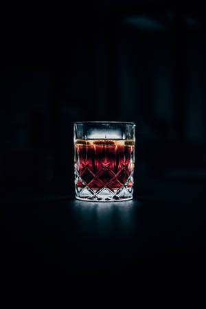 Minimalistiese Glas Whisky — Xiaomi Pad 9 Pro Muurpapier