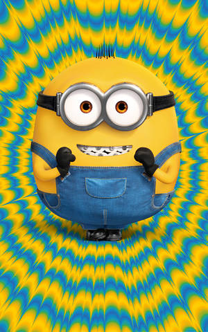 Minions geel en blou agtergrond — Galaxy Tab S10 Ultra Muurpapier