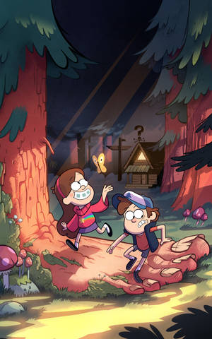 Mobiele Gravity Falls agtergrond — Galaxy Tab S10 Ultra Muurpapier
