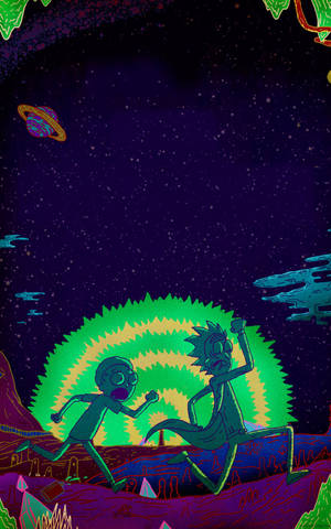 Mobiele Rick En Morty — RedMagic Table Muurpapier