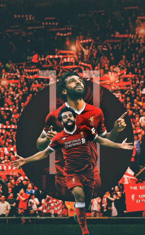 Mohamed Salah HD Sokker — Galaxy Tab S10 FE Muurpapier