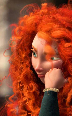 Mokkende Prinses Merida Foonagtergrond. — Honor Pad 10 Muurpapier
