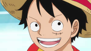 Monkey D. Luffy wat sy lot as die Piratekoning ontdek het — Luffy Muurpapier
