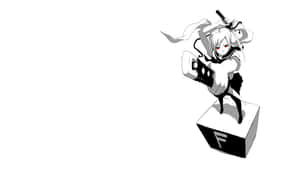 Monochroom Anime Droomlandskap