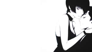 Monochroom Anime Stadsbeeld
