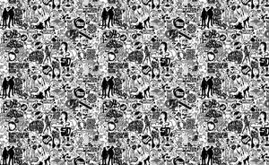Monochroom indie-estetika muurpapier — Indie estetiese GIF Muurpapier