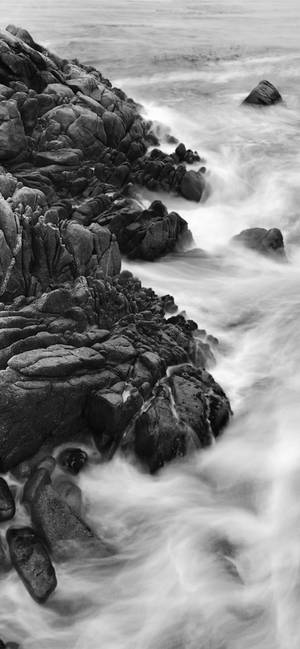 Monochroom Iphone Xs Muurpapier
