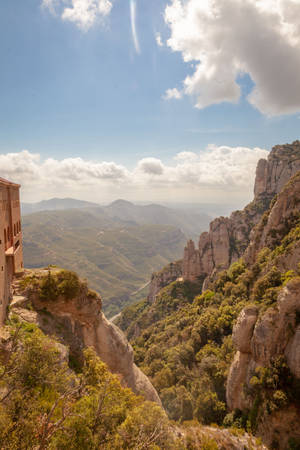 Montserrat-bosberge — Huawei MatePad Air (2026) Muurpapier