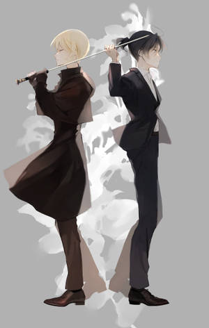 Moriarty the Patriot William en Sherlock Fan-kuns muurpapier — Moto Pad 60 Neo Muurpapier