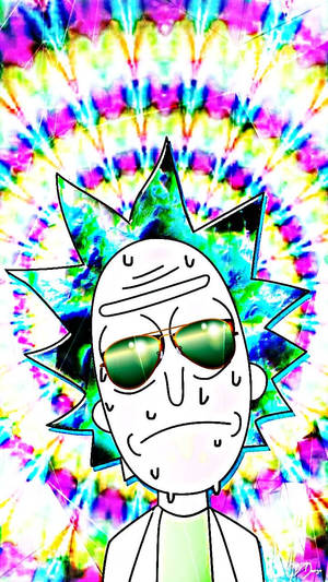 Morty Kaleidoskoop Trippy Estetika