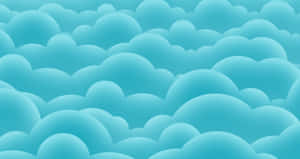 'n blou agtergrond met wolke in die lug — Oult blou Muurpapier