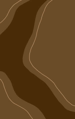 Bruin Minimalisties — Moto Pad 70 Groove Muurpapier