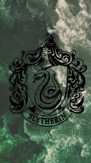 Slytherin Estetiek prente — Slytherin estetiek Muurpapier