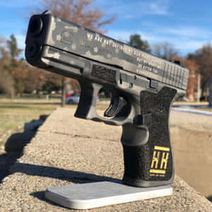 Glock 19 Prente — iPad 10de Generasie Muurpapier