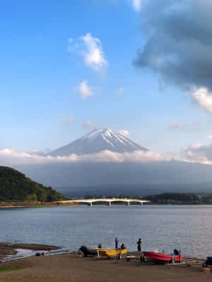 Mt Fuji Foto's — iPad Pro 13 Muurpapier
