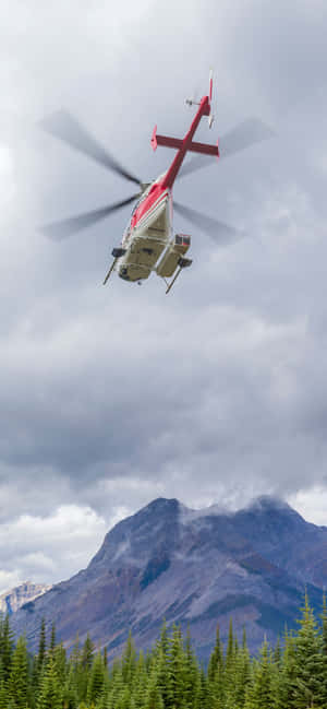 Iphone Xs Max Helikopters Agtergrond — Pixel 10 Pro XL Muurpapier