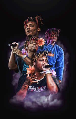 Juice Wrld prente — Vivo Pad6 Pro Muurpapier