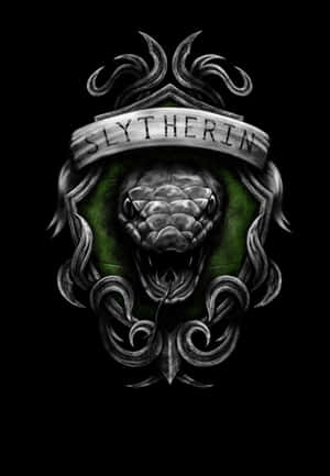 Slytherin-estetika prente — Slytherin estetiek Muurpapier