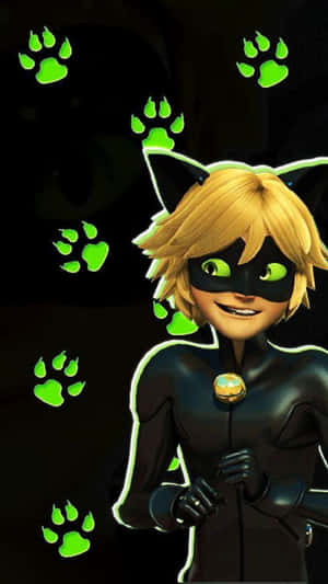 Cat Noir prente — Cat Noir Muurpapier