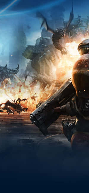 Iphone X Starcraft Ii Agtergrond — Galaxy S26 Ultra Muurpapier