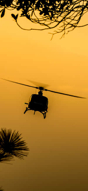 Iphone Xs Max Helikopters Agtergrond — Vivo S2 Muurpapier