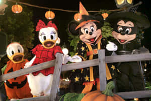 'n Magiese Disney Halloween Nag — Disney Halloween Muurpapier