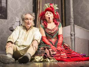A Christmas Carol-foto's — Estetiese Kersfees Muurpapier