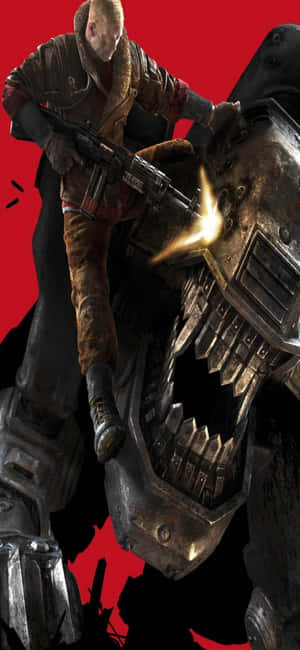 Iphone Xs Wolfenstein Ii Agtergrond — Dowwe Muurpapier