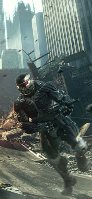 Iphone Xs Max Crysis Warhead Agtergrond — Tecno Pova Muurpapier