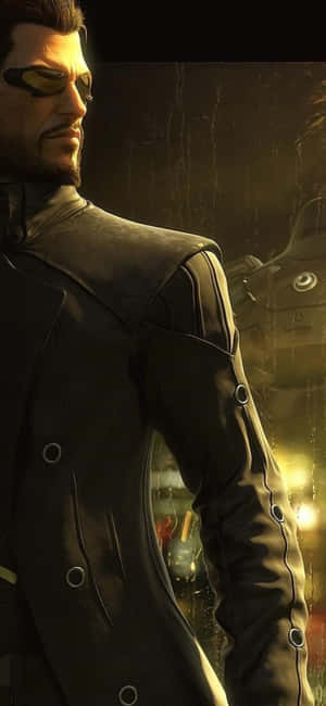Android Deus Ex Mankind Divided Agtergrond — Pixel 10 Pro XL Muurpapier