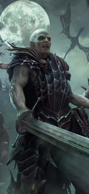 iPhone Xs Max Total War Attila Agtergrond — Gedetailleerd Muurpapier