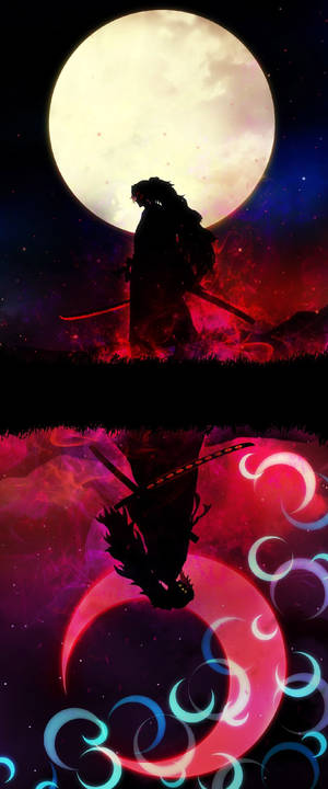 Demon Slayer Kokushibo — Motorola Razr Muurpapier
