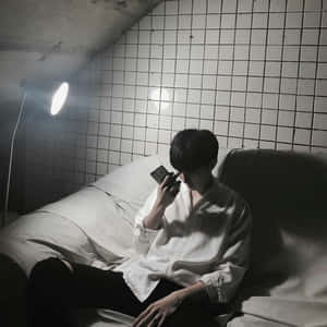 Aesthetic Boy prente — Estetiese seun Muurpapier