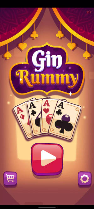 'n Mededingende Spel van Gin Rummy — Nubia A77 Muurpapier