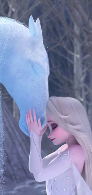 Frozen 2 Elsa Wit Rok — Xiaomi 17 Max Muurpapier