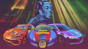 Anime-motorprente — Anime kar Muurpapier