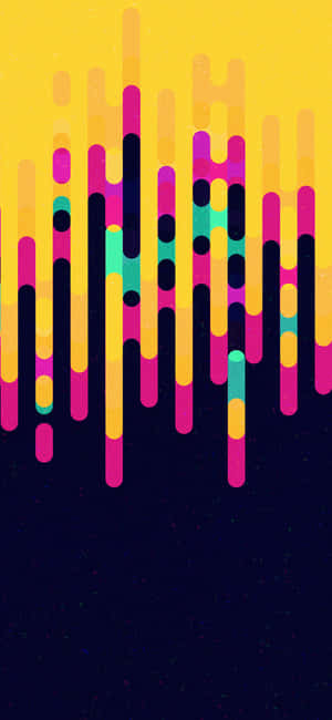 Pienk Geel En Blou — iPhone Air Muurpapier