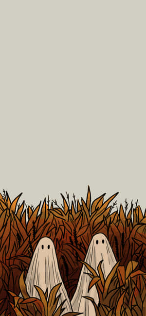 Estetiese Halloween Prente — iPhone 16e Muurpapier