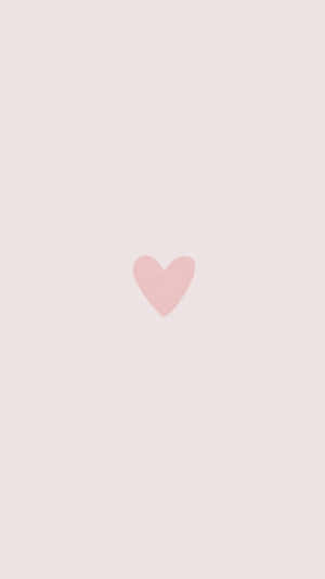 Minimalistiese estetiese agtergrond — Estetiese hart Muurpapier