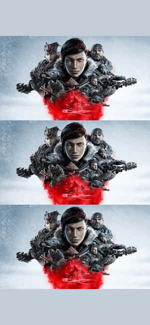 iPhone X Gears Of War 5-agtergrond — Moto G77 Muurpapier